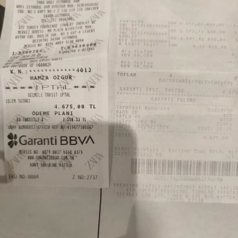 Zara Yanlış Etiket Cezası