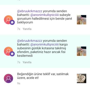 Dolap Uygulamasında Hesabı Kapanan Satıcıdan Sipariş Sorunu