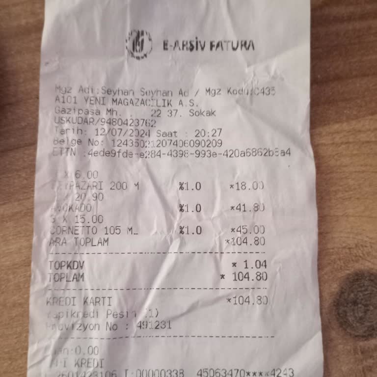 A101 Kasiyer / Cornetto Vakası