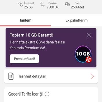 Vodafone Onayım Olmadan Tarife Değişikliği!