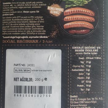 Getir İn Getirdiği Bozuk Ürün