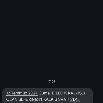 Buzlu Turizm Geç Gelen Sefer Bilgilendirmesi
