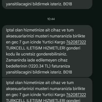 Superonline İade Edilen Modemden Para Kesiyor.