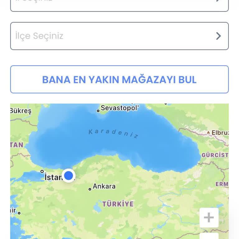 LCW Online Uygulamada Mağaza Seçemiyorum