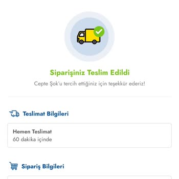 Cepte Şok Market Şikayet