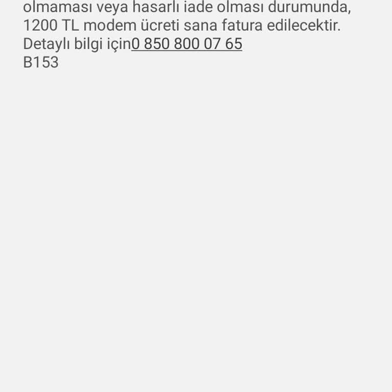 Şok Net İptal Ve Modem İadesi