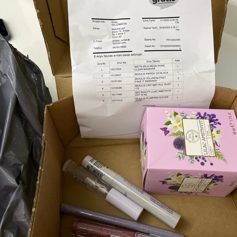 Gratis Ürünlerim Eksik Gönderildi Ve Hiçbir Şekilde Yardımcı Olunmuyor