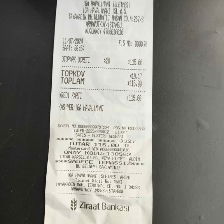 Tiktak Ödediğim Otopark Ücretini Hesabıma Yatırmıyor.