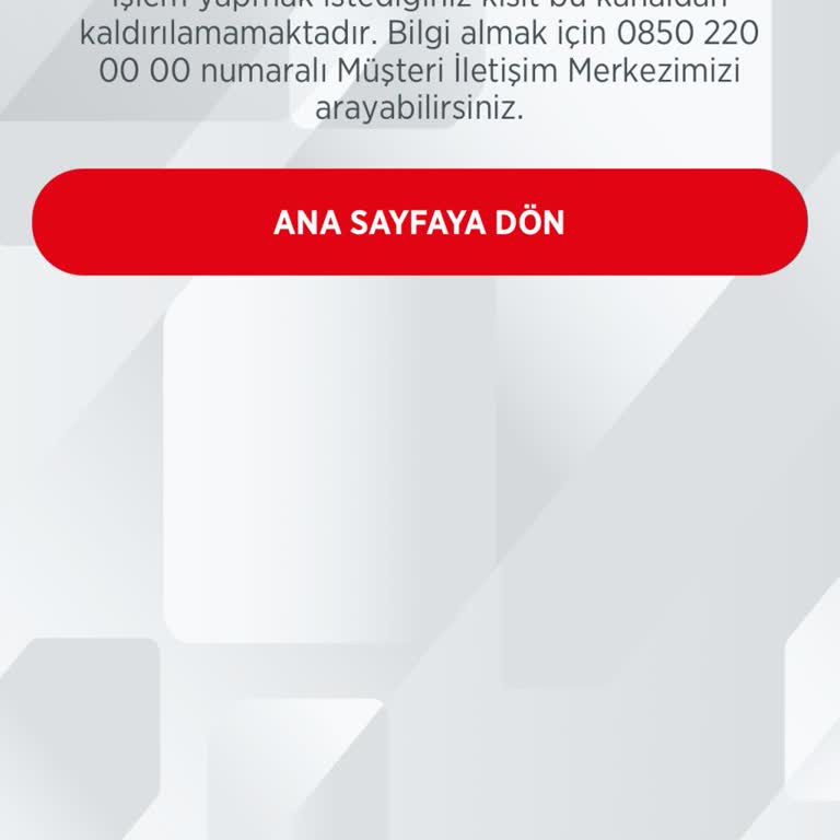 Ziraat Bankası Nakit Avans İşlem Kısıtı Problemi