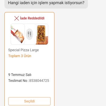 Trendyol İademi Talep Ediyorum!