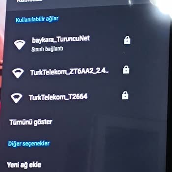 Arçelik Smart TV Sınırlı Bağlantı