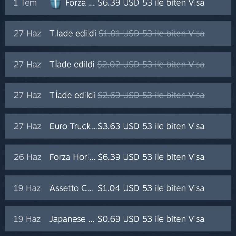 Steam Para İade Sorunu