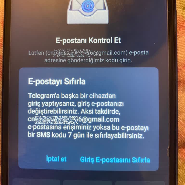 Telegram Numaram İle Hesap Açılmış