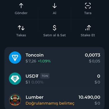 Lumberjack Transfer Ettiğim Çekildi Gösterilen Token Hesabıma Gelmedi