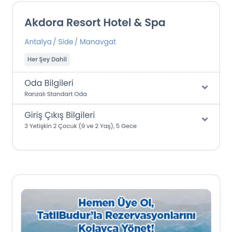 Akdora Resort Hotel Memnuniyetsizliği