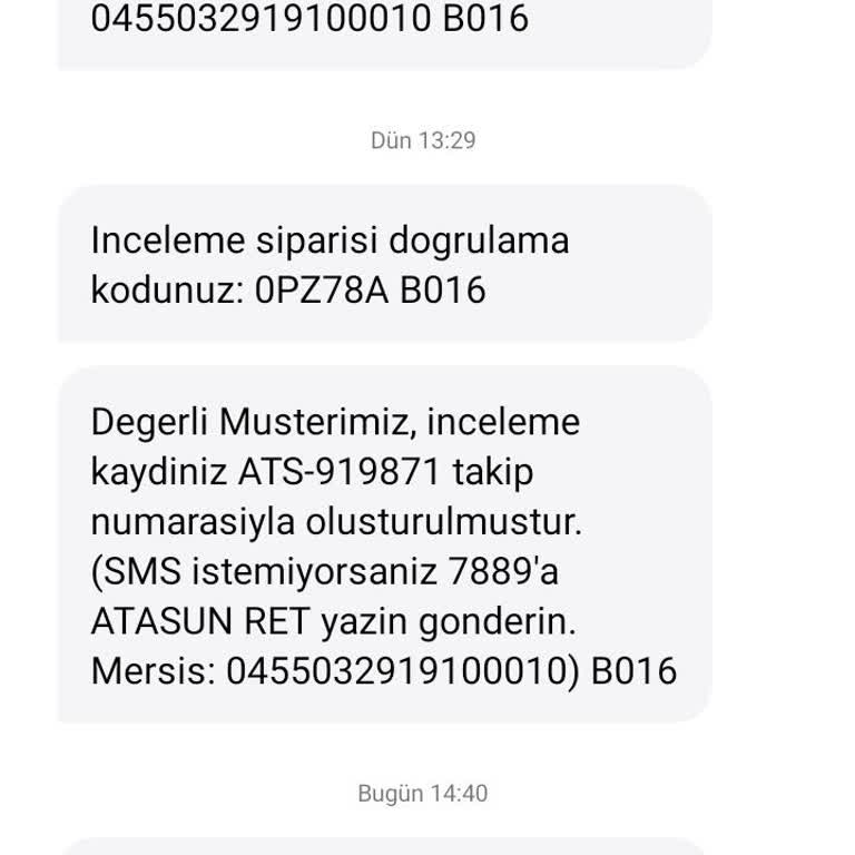 Atasun Optik Uzak Numaralı Olduğu İçin Değişim İçin Verdim Şu An Bekliyorum
