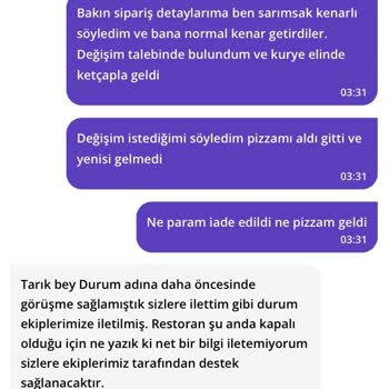 'getir' Ve 'Domino's Pizza' Nın Müşteri Mağduriyetini Umursamaması!
