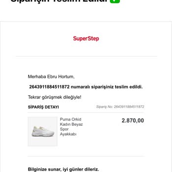 SuperStep İade Talebi Oluşturamıyorum