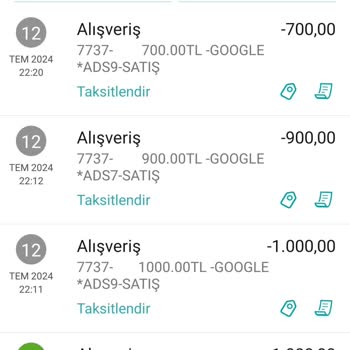 Garanti BBVA Google Ads Para Çekimi