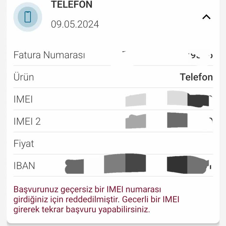 Gençlik ve Spor Bakanlığı Teknolojik Cihazlarda Vergi İndirimi Başvurusu 'Geçersiz IMEI Hatası'