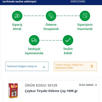 Avansas Zam Yaptığı Ürünü Elimde Yok Diyerek Göndermedi