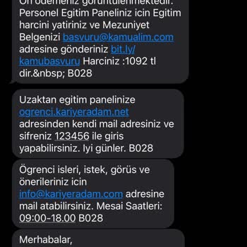 Kariyer Adam Yatırılan Ücretleri İade Etsin