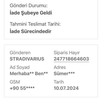 Stradivarius Kargo Nedenli Ürünlerimi Teslim Edemiyor