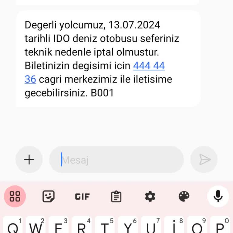 İDO Yenikapı Armutlu Terminal Bilet Sorun