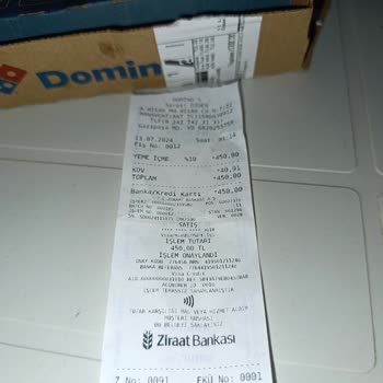 Domino's Pizza Manavgat Geç Teslimat Soğuk Pizza