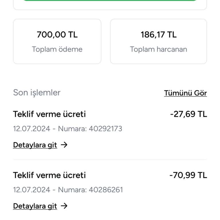 Armut Kalan Para İade