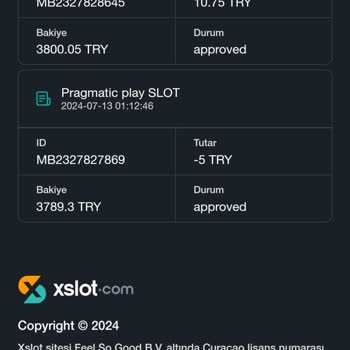 Xslot Bakiyemi Sıfırladı!