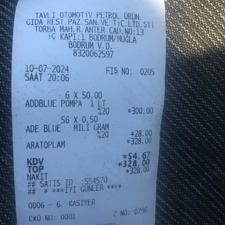 Fahiş Rakam Uygulayan Petrol Ofisi Bayisi