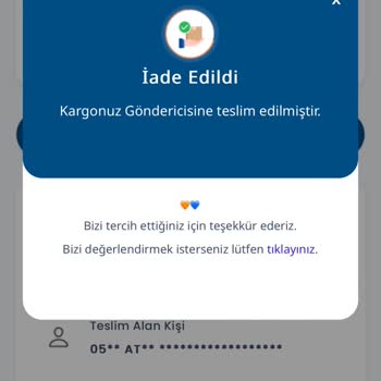 Yurtiçi Kargo Yurtiçi Sebepsiz Yere İade Çıkıyor.