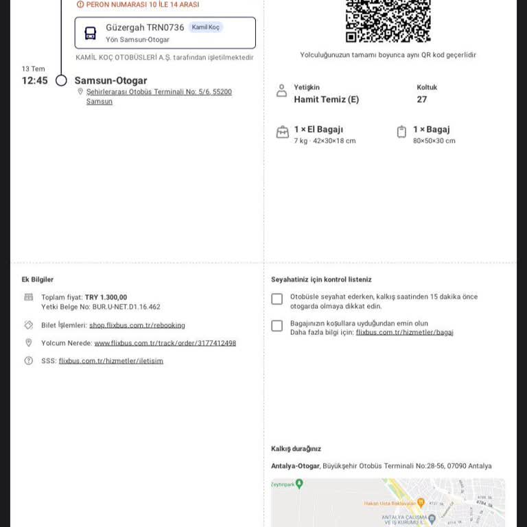 Kamil Koç Zorla Otobüs Değişikliği