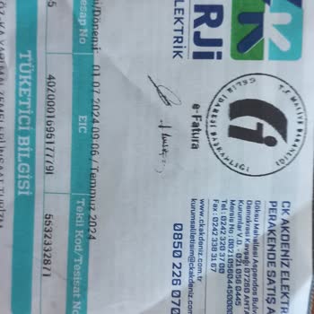Ck Akdeniz Elektrik Perakende Satış As Nın İlgisizliği