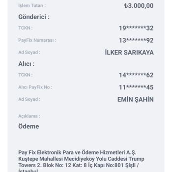 Payfix Hesabımdan Para Çalındı