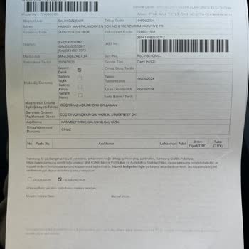 Samsung Telefon Samsung Ürün Ve Hizmetinden Şikayetçiyim