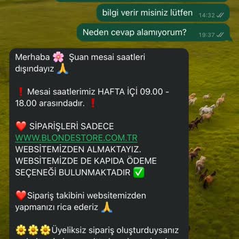 Blonde Store Siparişim 19 Gün Olmasına Rağmen Ortada Yok Pes