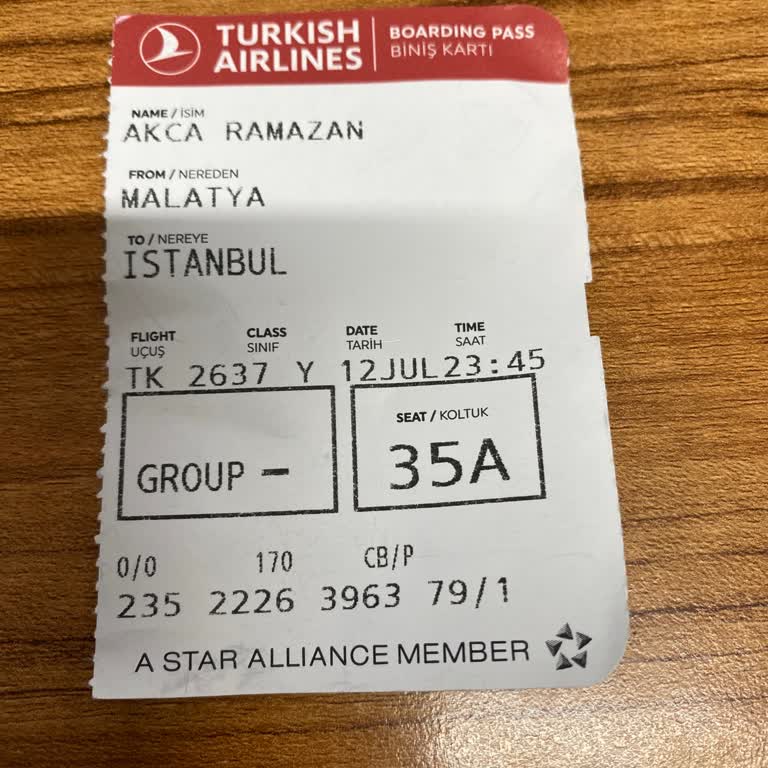 THY Ramazan Akça Acil Lütfen