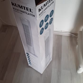 Kumtel - Defolu Ürün Gönderimi - Kumtel KTF-258W Kule Vantilatör Beyaz