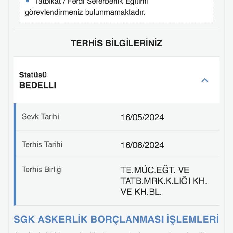 Türk Silahlı Kuvvetleri Askerlik Yol Ve İaşe Bedeli