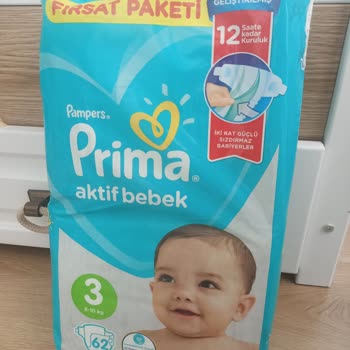 Prima Aktif Bebek'te Islaklık Göstergesi Yok.