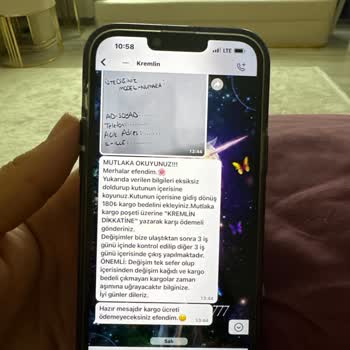 Kremlin Outlet Yanlış Ürün Gönderildi