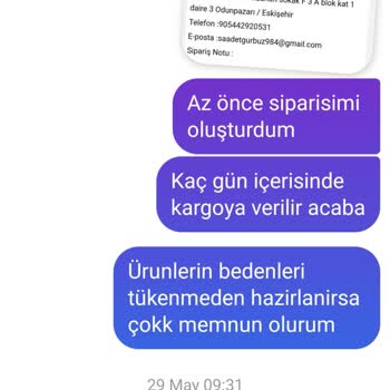Butik Ponçik Pişmanlık 15 Gün Demelerine Rağmen Kargoya Verilmiyor