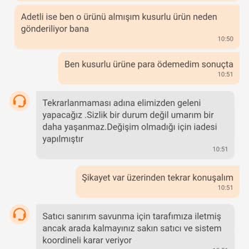 Trendyol Kusurlu Ürün Ve Yetersiz Müşteri Hizmeti