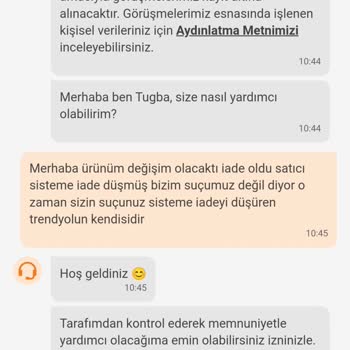Trendyol Kusurlu Ürün Ve Yetersiz Müşteri Hizmeti