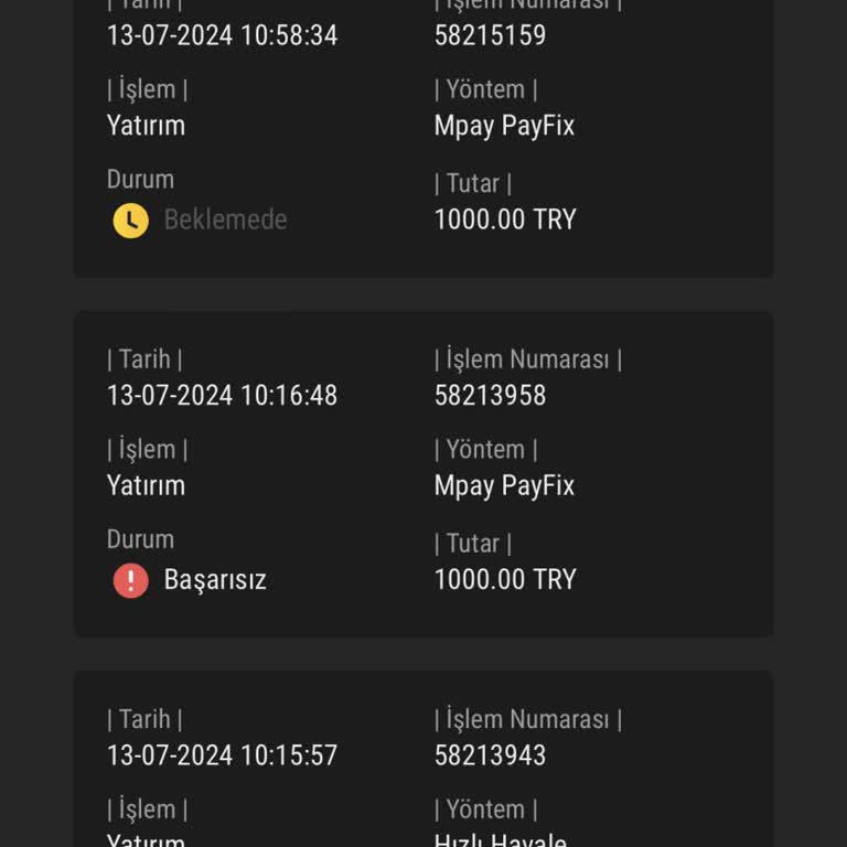 Paribahis Yatırdığım Para Kayboldu