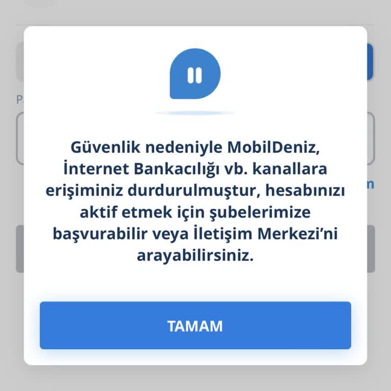 Denizbank Bloke Kaldırma İşlemi