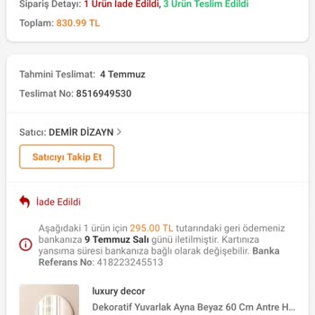 Trendyol Aldığım Ürün İptal Edildi Sonra Daha Yüksek Paraya Satılıyor
