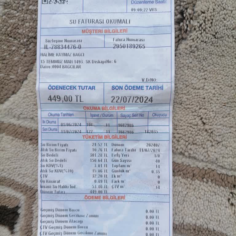 İBB - İstanbul Büyükşehir Belediyesi Fazla Kesilen Su Faturası